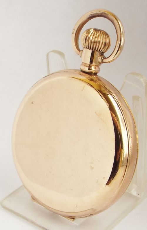 fig 1. A 1920s Semloh full hunter pocket watch by Cyma.
