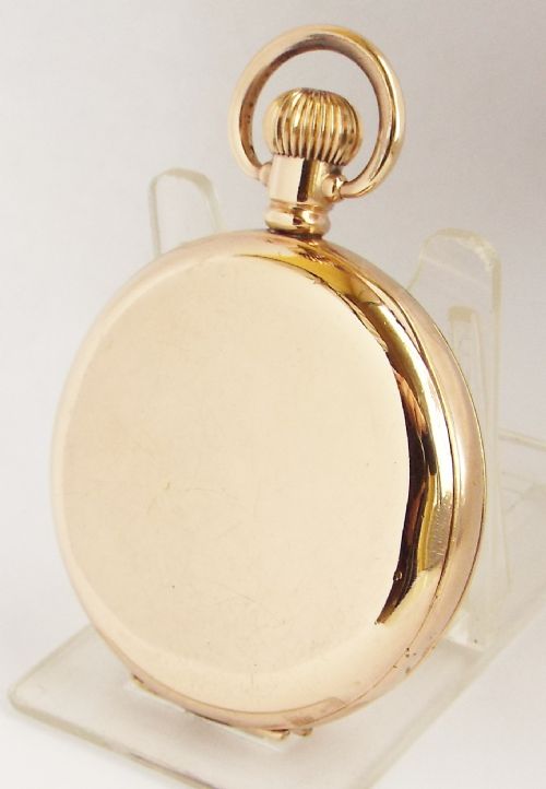 fig 2. A 1920s Semloh full hunter pocket watch by Cyma.