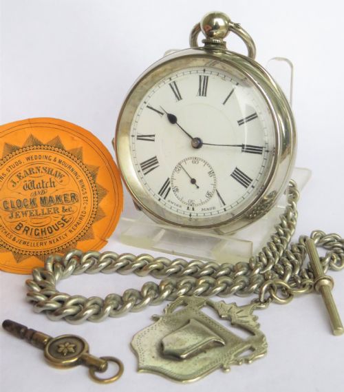 Antique La Pive Pocket Watch and Chain