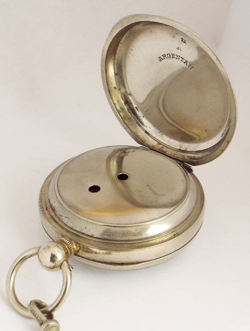 fig 2. Antique La Pive pocket watch and chain