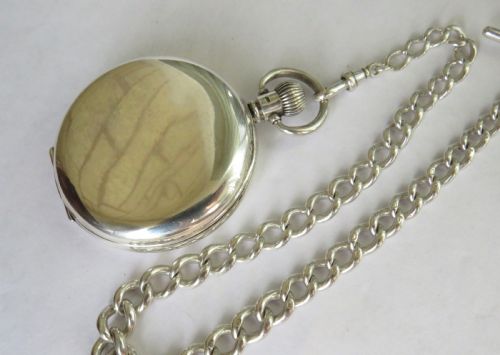 fig 2. 1935 Rands Lever silver pocket watch,Rotherhams
