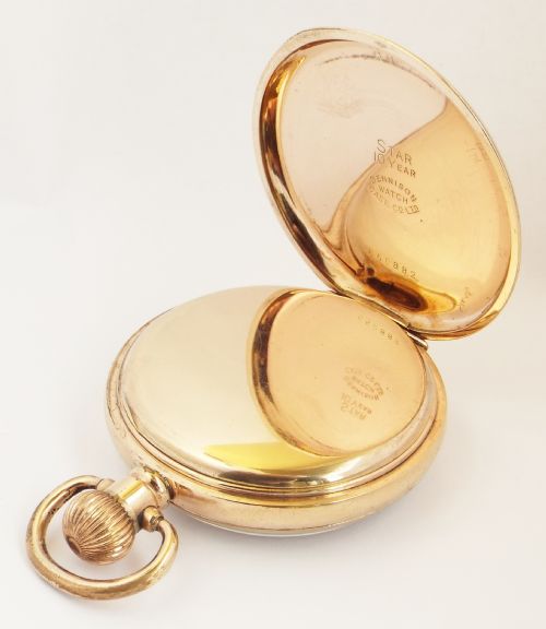 fig 2. Antique Waltham pocket watch, 1906.