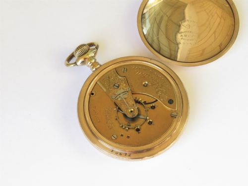 fig 1. Antique Waltham P S Bartlett pocket watch, 1903