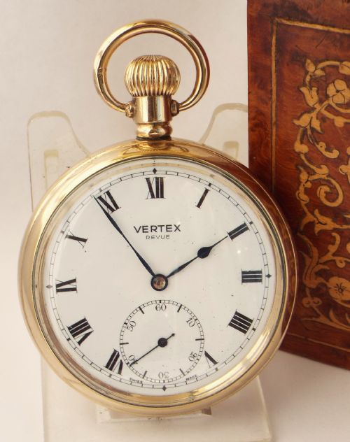 A Vintage 1930s Vertex Pocket Watch.