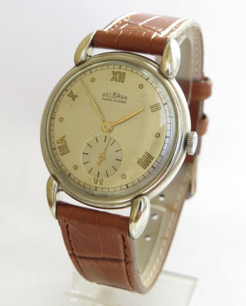 Gents 1940s Delbana Wristwatch