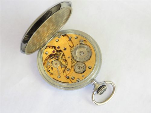 fig 3. 1920s Chrono PWC pocket watch by Perfecta