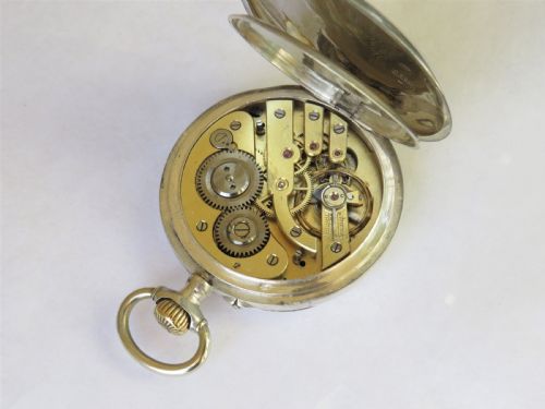 fig 2. Antique silver pocket watch, circa 1910s