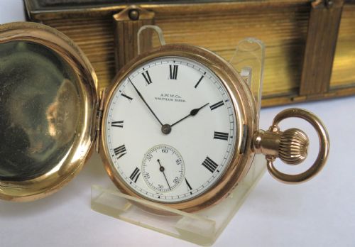 1905 Waltham Traveler Full Hunter Pocket Watch