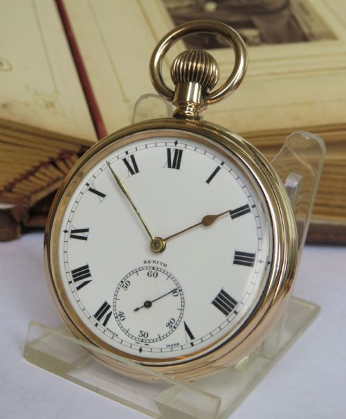 Antique Zenith Pocket Watch, 1918