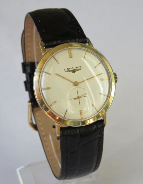 Gents 1956 Longines 14ct Gold Wristwatch
