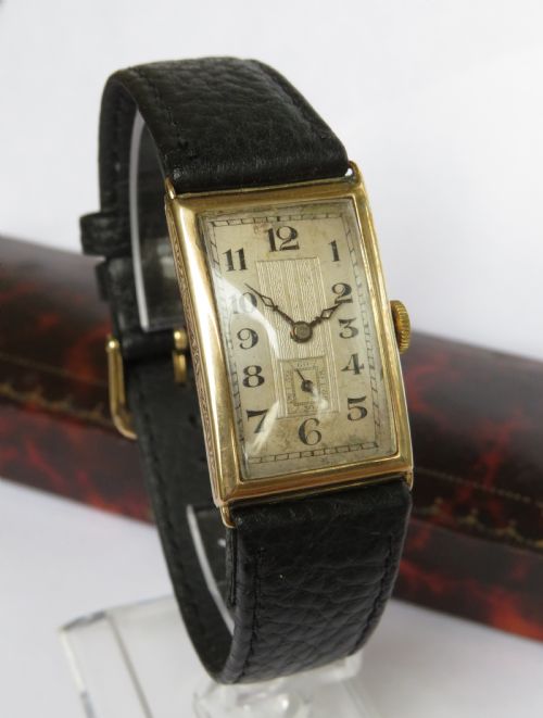 Boxed 9ct Gold Rotary Wrist Watch, 1926