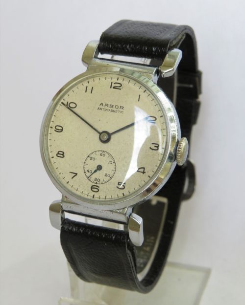 Gents 1940s Arbor Wrist Watch from Rodania