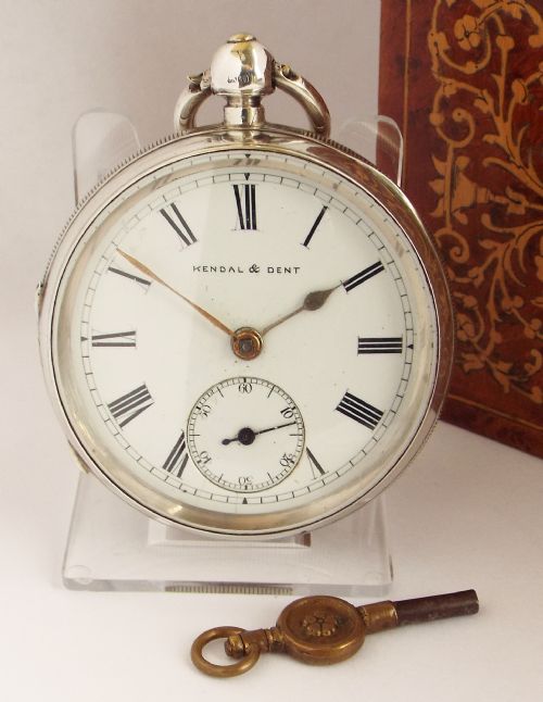 Antique 1891 Kendal & Dent Fusee Pocket Watch.