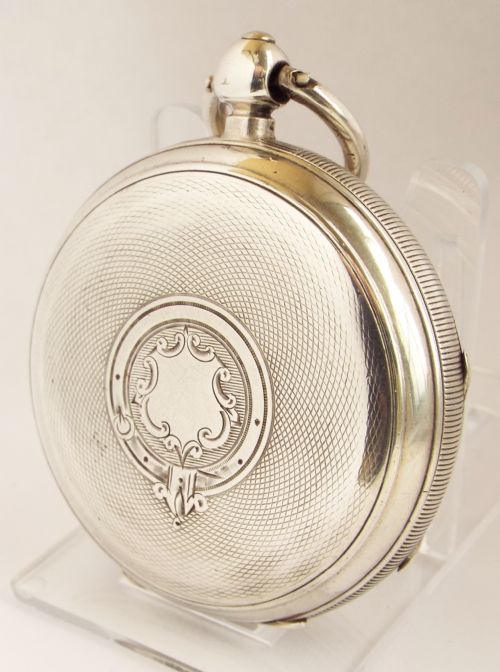 fig 1. Antique 1891 Kendal & Dent fusee pocket watch.