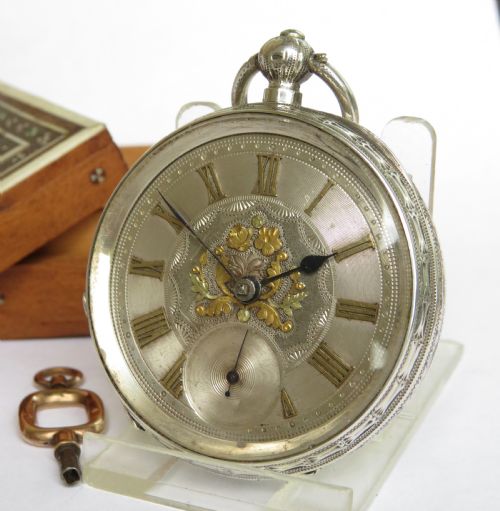 

Antique Silver Swiss Pocket Watch.

