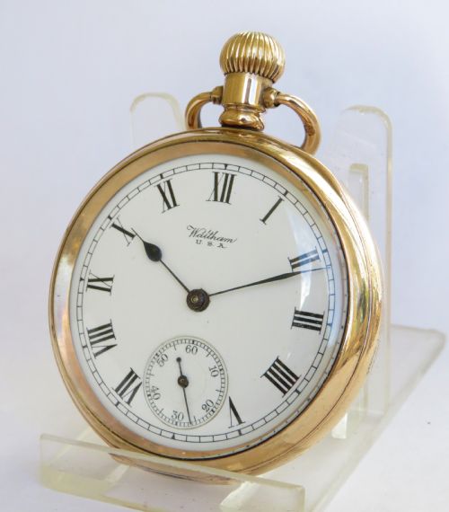 1921 Waltham Gold Plated Pocket Watch