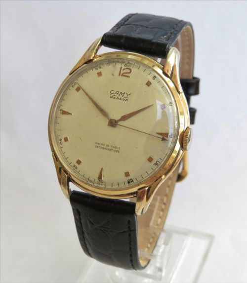 Gents Large 1950s Camy Wristwatch