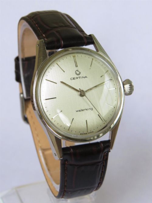 fig 1. Gents 1963 Certina Waterking wrist watch