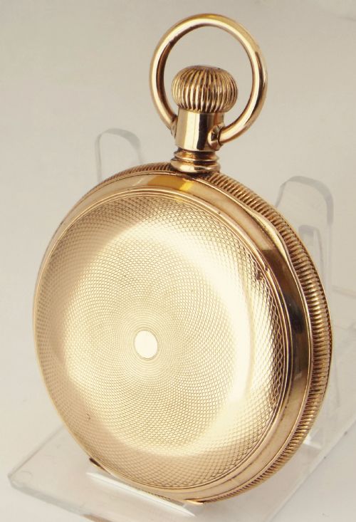 fig 2. An antique Waltham full hunter pocket watch, 1896.