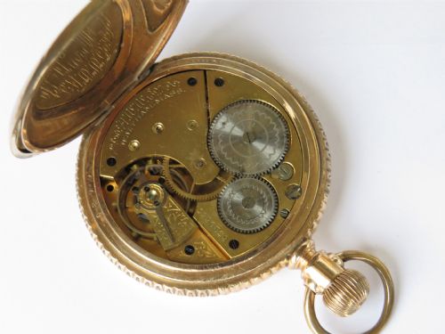 fig 1. Antique Waltham pocket watch, 1894
