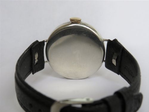 fig 2. Antique Masonic silver Marvin trench watch, 1915