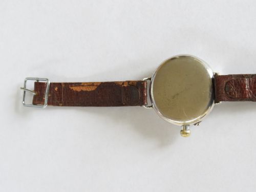 fig 2. Antique silver Borgel cased trench watch, 1915