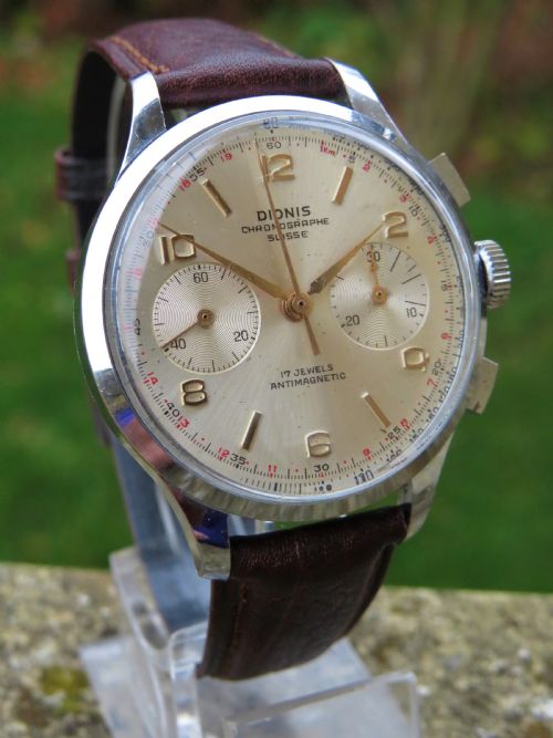 fig 1. Gents Dionis chronograph from Rousselon Freres