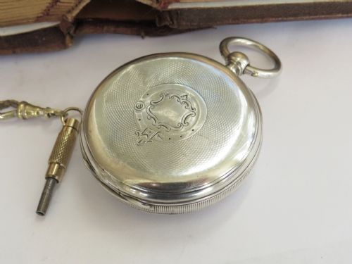 fig 1. Antique silver “Ludgate” pocket watch, J W Benson
