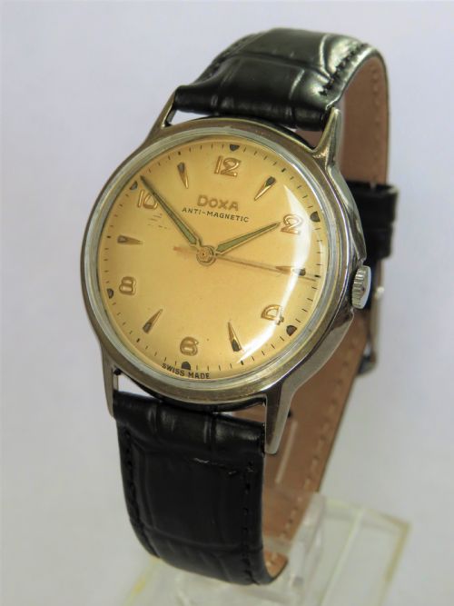 fig 1. Gents 1950s Doxa wrist watch