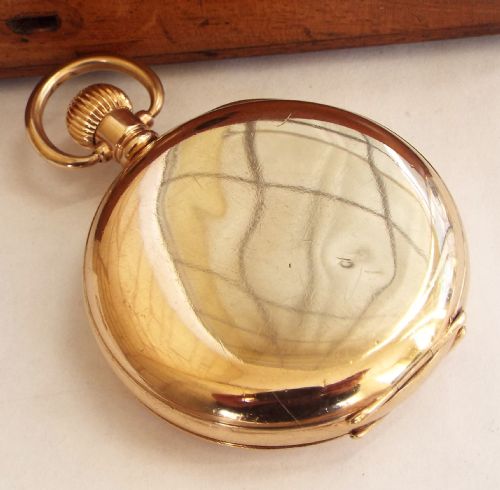 fig 1. A 1920s Record full hunter pocket watch.