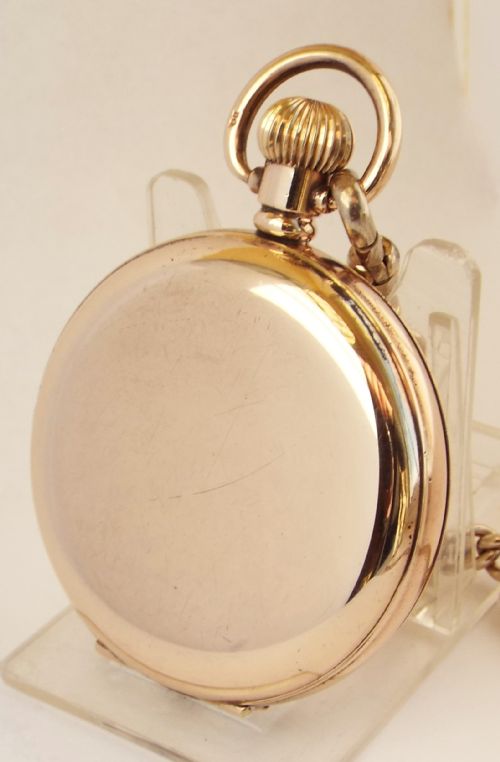 fig 1. A 1920s Thomas Russell full hunter pocket watch & chain.