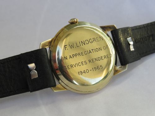 fig 2. Gents 9ct gold Longines automatic wrist watch