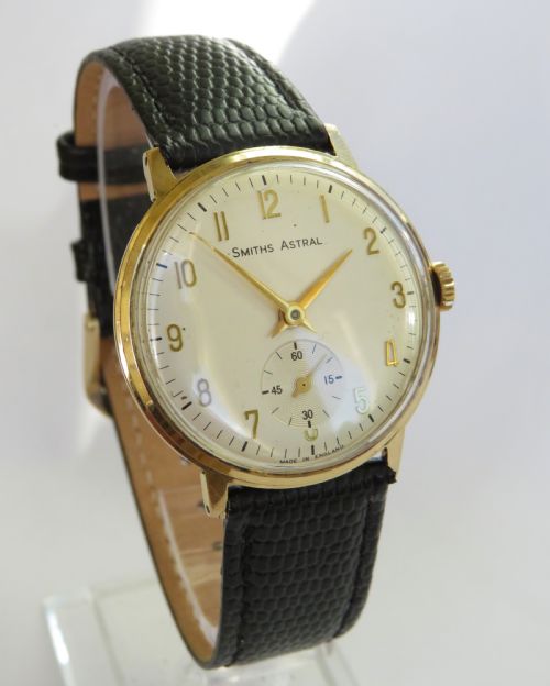 fig 1. Gents 1960s Smiths Astral wrist watch