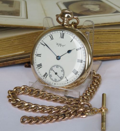 A 1918 Equity Pocket Watch & Chain.
