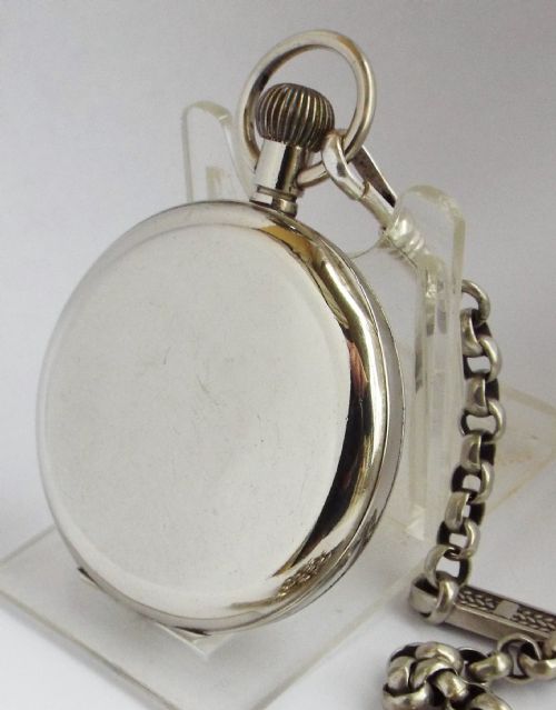 fig 1. 1920s Dimier Freres & Cie pocket watch and chain.
