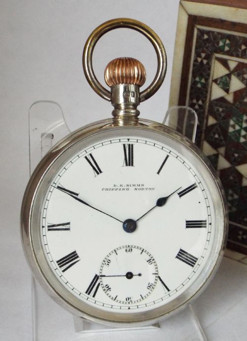 1905 English Lever Silver Pocket Watch, Chipping Norton.