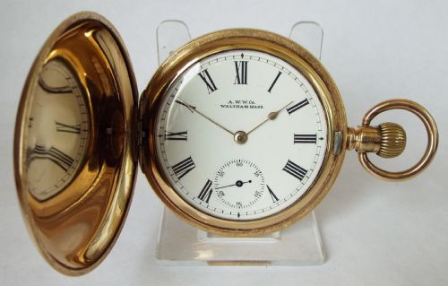 Antique Waltham Full Hunter Pocket Watch, 1899.