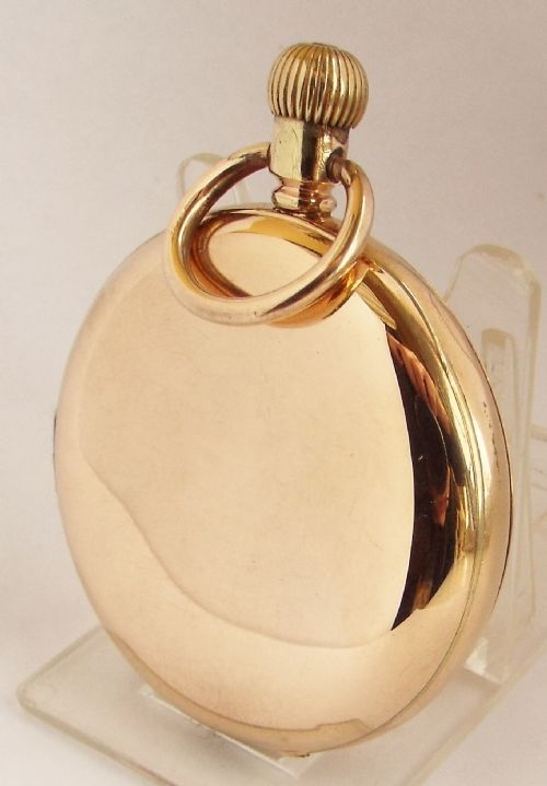 fig 1. Antique Waltham full hunter pocket watch, 1899.