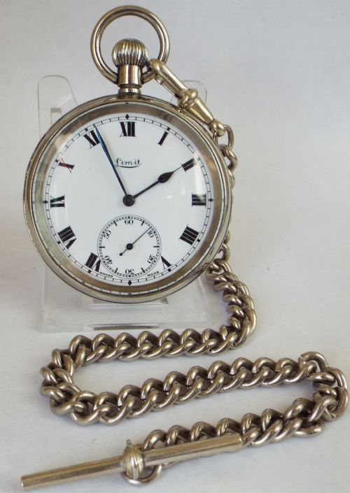 1920s Limit Pocket Watch and Chain.