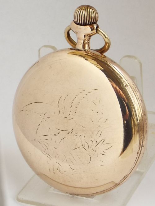 fig 1. Large antique Elgin pocket watch, 1911.