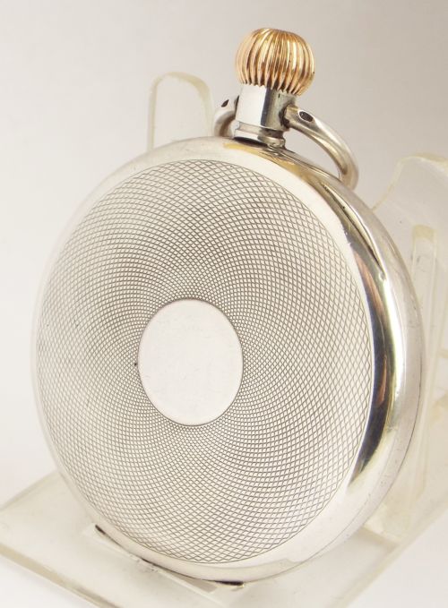 fig 1. A 1920s silver stem winding pocket watch