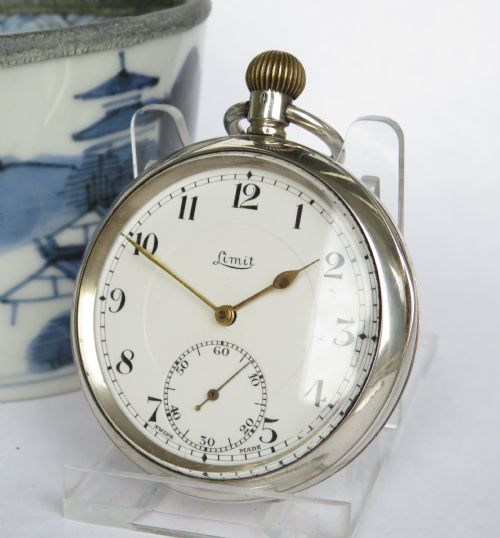 Antique 1919 Silver Limit Pocket Watch
