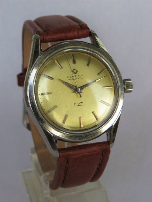 fig 1. Gents Certina DS automatic wrist watch, c1959