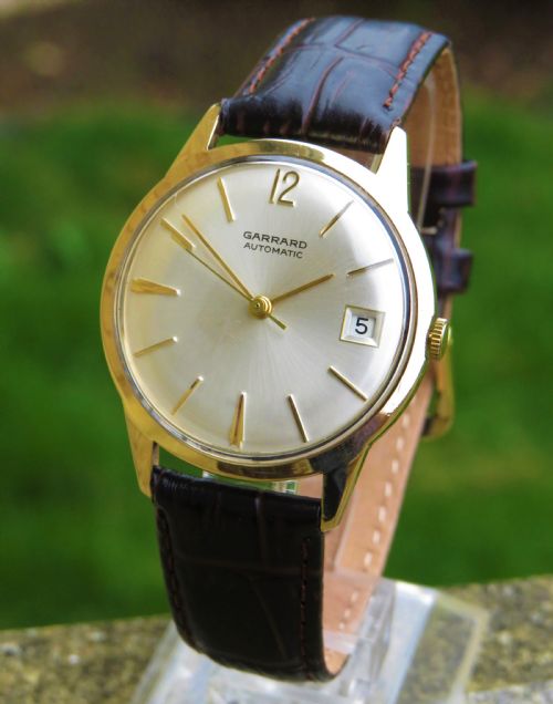 Gents 9ct Gold Automatic Wrist Watch from Garrard