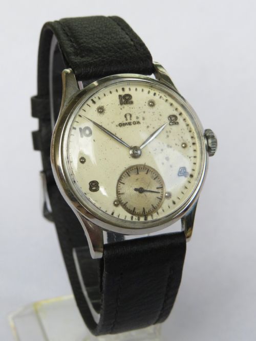 fig 1. Gents Omega wrist watch, circa 1947