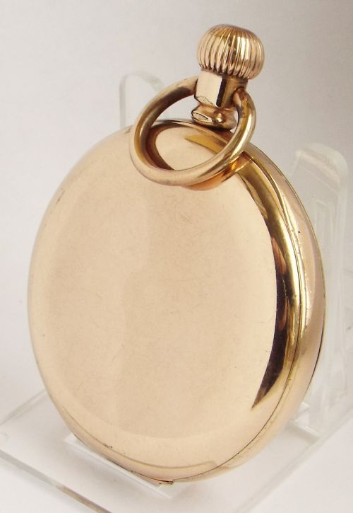 fig 1. An antique full hunter pocket watch by Thomas Russell.