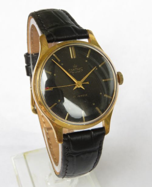 fig 1. Gents 1950s Smiths De Luxe wristwatch