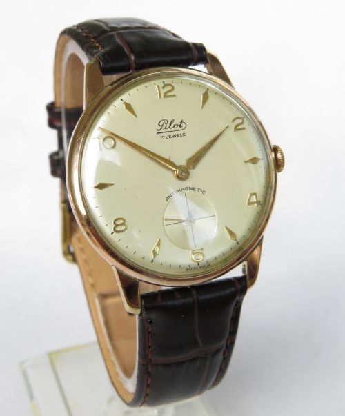 fig 1. Gents 1950s Pilot wrist watch