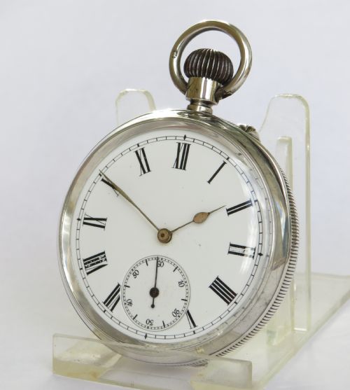 Antique Silver Longines Pocket Watch