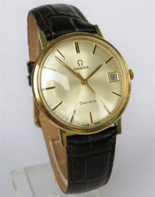 fig 1. Gents Omega Geneve wrist watch, 1969